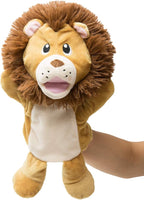 HollyHOME Hand Puppets Lion Plush Animal Zoo Animal Puppets 14 Inches Yellow by HollyHOME