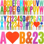600 Pcs 36 Sheets Letter Stickers 2.5 Inches Colorful Large Alphabet Number by ProfessionalDIYArtSupplier