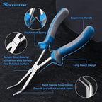 SPEEDWOX Long Reach Bent Needle Nose Pliers - Image 2