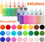 Guuozzli 24 PCS Art Sand, 1.24 oz Colored Sand Bottles, Sand Arts and Crafts Kit - Image 4