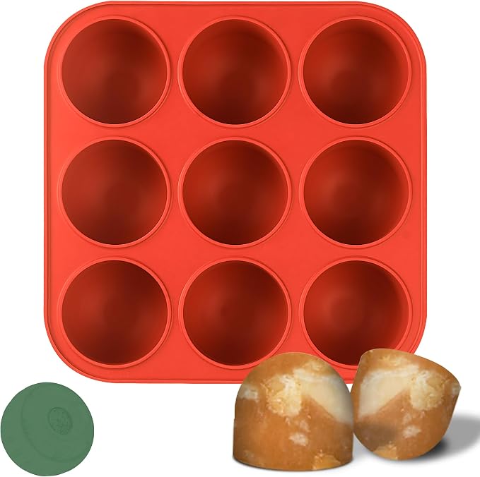 9-Cavity Silicone Frozen Dog Treat Mold by Wilewir