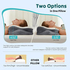 DUMOS Cervical Pillow for Neck and Shoulder, Contour Memory Foam Pillow - Image 4