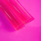 Transparent PVC Faux Leather Sheets, Glossy Waterproof Clear Vinyl Fabric by XHTFauxLeather