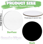 60 Pcs Magnetic Canvas Panel Mini Canvas Boards - Image 2