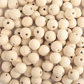 150pcs 25MM Wood Beads Natural Unfinished Round Wooden Loose Beads Wood Spacer by pojah