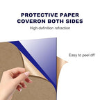 Gute 6Pcs Cast Acrylic Sheet, Acrylic Sheet Opaque Plastic Sheet 8 x 8 Inch - Image 4
