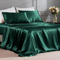 FreshCulture Satin Sheets Queen Size Bed Set- 4 Piece Luxury Soft Silky Queen by FreshCulture
