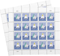 United States Postal Service Sailboats 2023 Blue Rectangular Postcard Stamps by United+States+Postal+Service