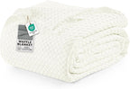 Utopia Bedding 100% Cotton Waffle Weave Blanket Queen Size by UTOPIABEDDING