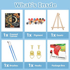hkejoi Moon Paint by Numbers Kit - Image 4