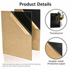 Translucent Black Acrylic Sheets 8 * 12 inch 1/8" Thick Transparent Cast - Image 3