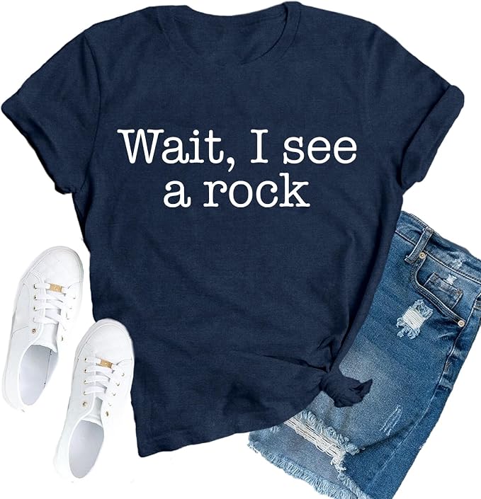 Rock Collecting Shirts for Women Rock Hounding T-Shirts Stone Collectors Lovers by TUPOSU