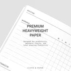 Cloth & Paper Travel Notebook | Routine Builder Planner – Beignet | A5 Slim - Image 4