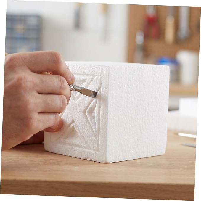 DOITOOL 8pcs 4-inch Crafting Foam Blocks Square Cubes - Image 5