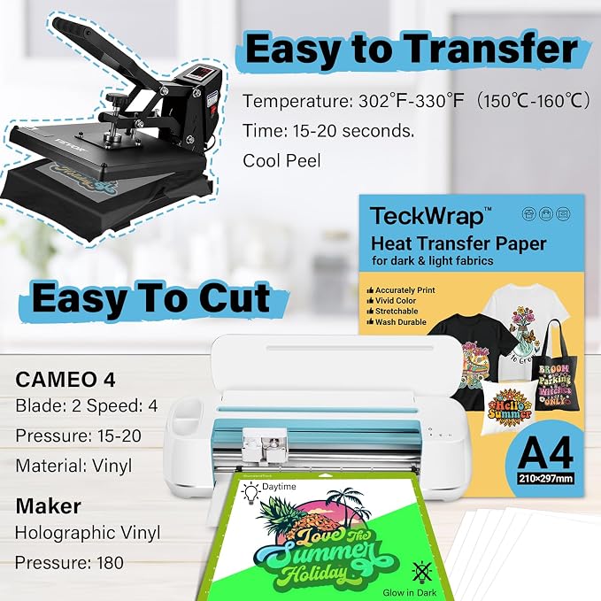 TECKWRAP Printable Heat Transfer Paper - Image 4