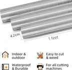 Prime Vinyl Permanent Vinyl, Brushed Silver Vinyl Compatible - Image 3