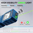 Mini Green Laser Distance Meter 262Ft – Rechargeable Digital Measuring Tool - Image 3