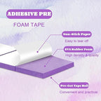 168 Pcs Foam Tape Craft Double Sided Precut 3/4 X 1/2 Inch 3D Adhesive Foam - Image 4