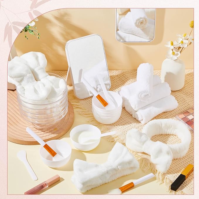 Teenyyou 8 Set White Spa Supplies - Image 4