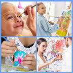 ESRICH 100pack/1200pcs Paint Brushes, Nylon Hair Paint Brushes Set - Image 5