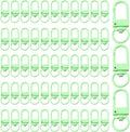 KJML DIY Keychain clip 60pcs Swivel Snap Lobster Claw Keychain Clasps Lanyard by KJMLDIY