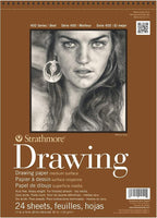 Strathmore Medium Drawing Spiral Paper Pad 11"X14"-24 Sheets -400500 by StrathmorePaper