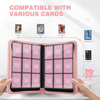 Trading Card Binder with 9 Side Loading Pocket Card Album Hold Up to 540 Cards - Image 2