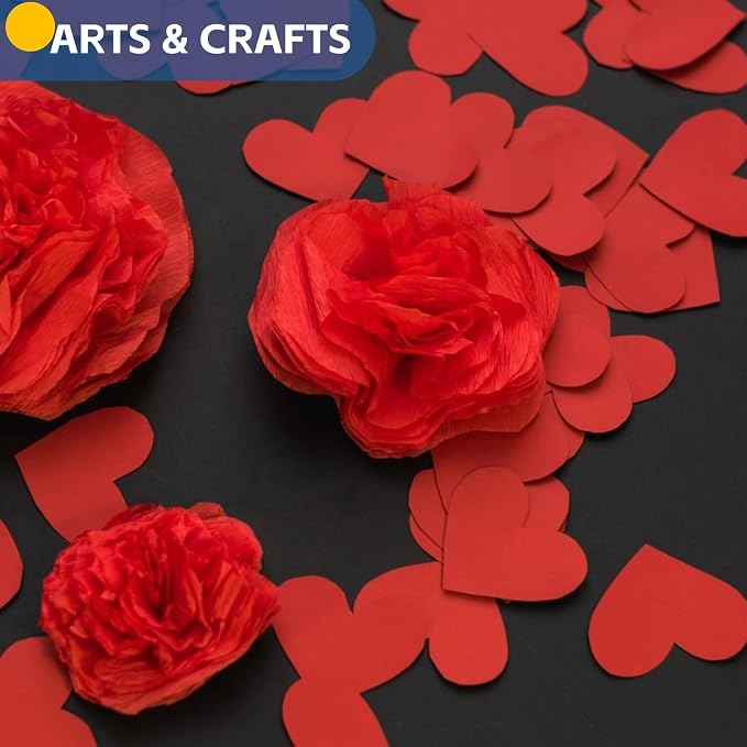 Red Christmas Wrapping Paper, Bouquet Flower Gift Wrap - Image 6