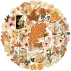 Transparent Flora Scrapbook Stickers Aesthetic Flowers Stickers | Transparent & - Image 3