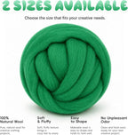 3.53oz Wool Roving: Needle Felting Wool White Roving Wool Felting Supplies Pure - Image 8