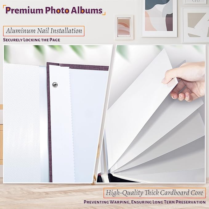 Artfeel Photo Album Self Adhesive Scrapbook, Large Photo Book - Image 4