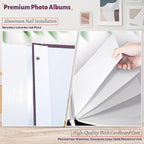 Artfeel Photo Album Self Adhesive Scrapbook, 60 Pages Large Photo Book - Image 4