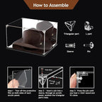 3MM Clear Acrylic Display Case, Cowboy Hat Showcase, Panama & Tweed Organizer - Image 6