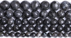 A Natural Black Labradorite Stone Beads Round Larvikite Beads - Image 3
