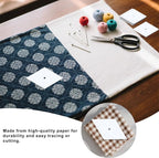 480pcs Paper Piecing Paper for Quilting Diamond 60 Degrees | (1", 1.5" and 2" - Image 4