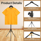 2 Pack Shirt Display Stand, 32-63 Inch Height Adjustable Mannequin Torso - Image 4