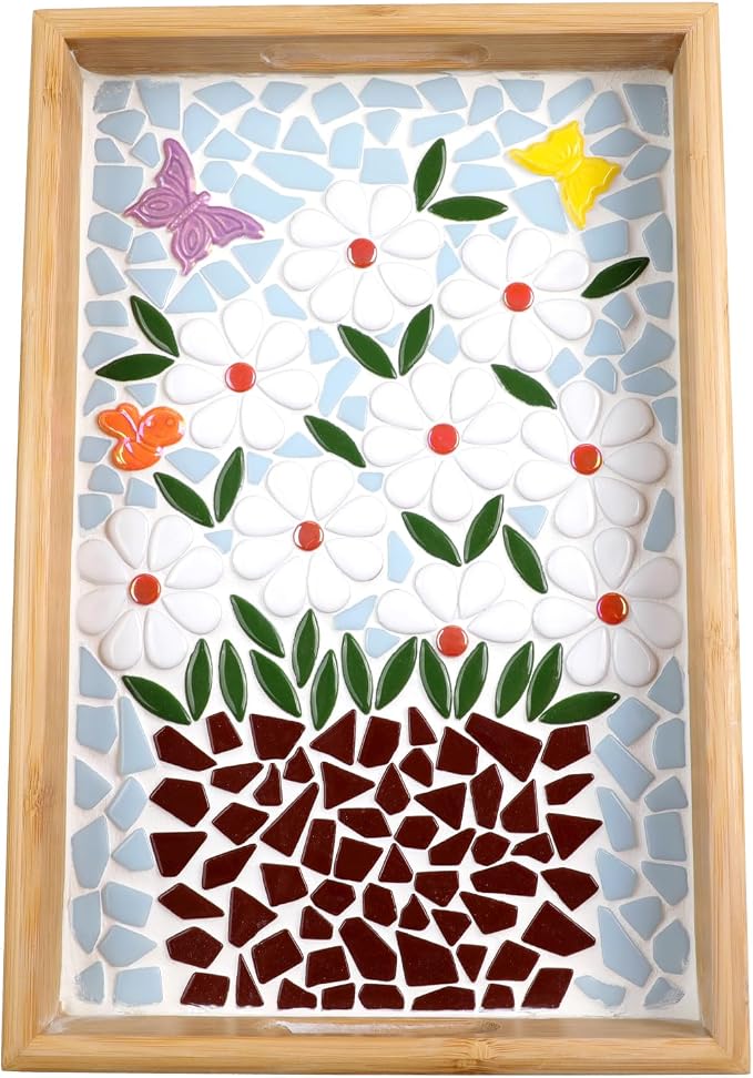 400g DIY Craft Ceramic Mosaic Tiles Flower Animal Mosaic Insect - Image 5
