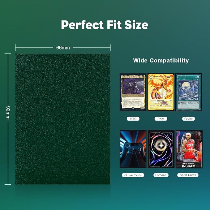 1200PCS MTG Card Sleeves, Katomula 12 Colors Dual Matte Card Sleeve - Image 3