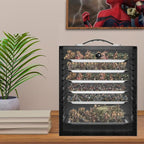 Miniature Storage Case for Collectibles Miniatures, Wooden Display Cases - Image 2