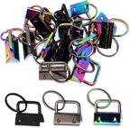 Key Fob Hardware, Key Lanyard, Keychain Making Kit Crafts DIY Supplies - Image 8