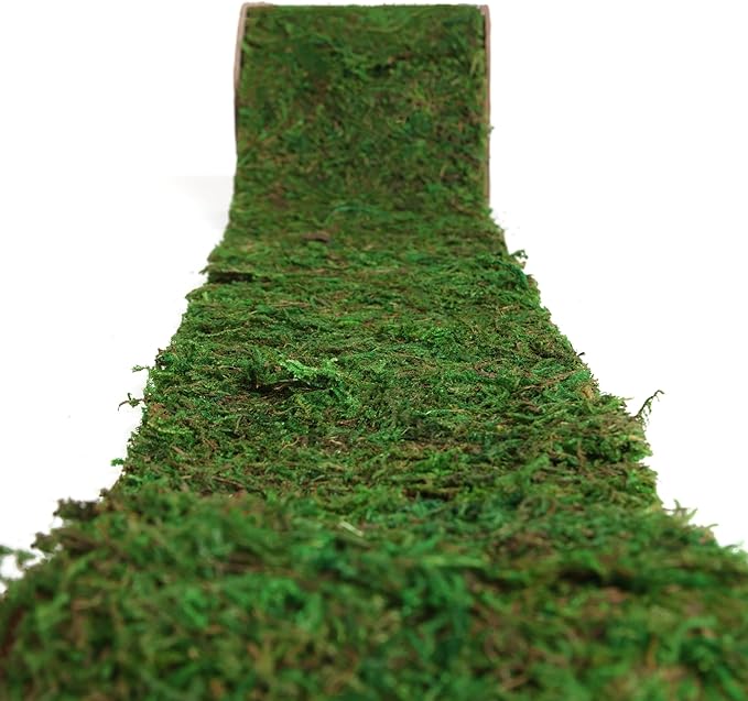 USMOLA Moss Roll, Dried Moss for Crafts, Moss Table Runner for Fairy Gardens - Image 5