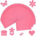 40 Pcs Pink Soft Felt Fabric Sheet 8" x 12" Assorted Color Felt Fabric Sheets by Bringsparkletoeverydaylife