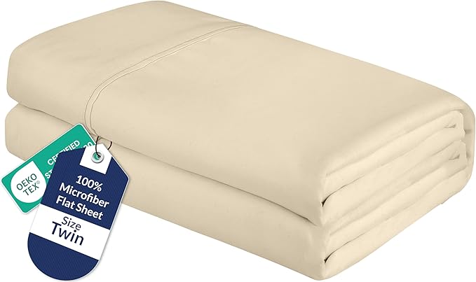 Royale Linens Twin Flat Sheet by ROYALELINENS