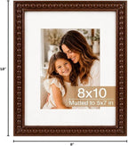 Solid Wood 8x10 Picture Frame Beaded Frame - Image 9