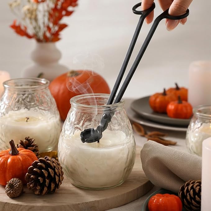 CHEFBEE Candle Wick Trimmer, Reaches Deep Into Candles to Cut Spent Cord - Image 6