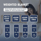 yescool Weighted Blanket for Adults Cooling Heavy Blanket for Sleeping Perfect - Image 7