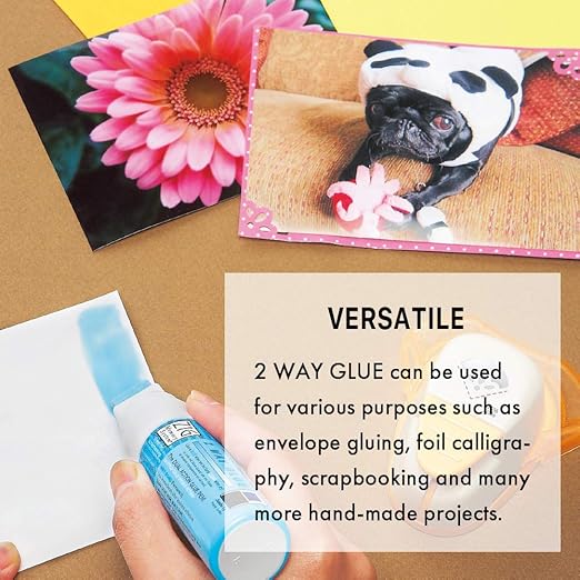 Kuretake Zig 2 Way Glue Stick Pen, Board Tip, 15mm Tip, AP-Certified, Made in - Image 4