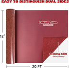 Glitter Red HTV - Image 2