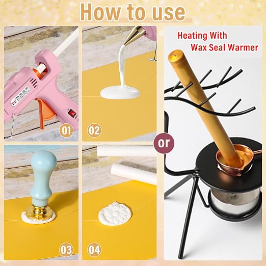 Paxcoo 20pcs Sealing Wax Sticks, Wax Seal Sticks, Glue Gun Sealing Wax Sticks - Image 6