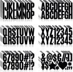 400 Pcs 24 Sheets Letter Stickers, Self Adhesive Waterproof 2.5 Inch Mailbox by Llewyn